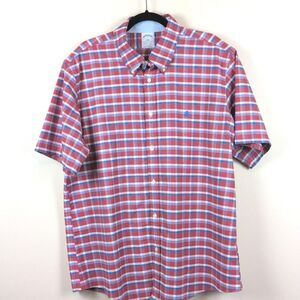 Brooks Brothers Red and Blue Checkered Button Down Shirt
